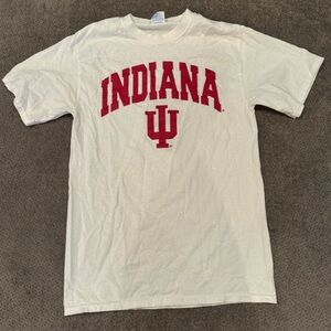 Indiana University white tee